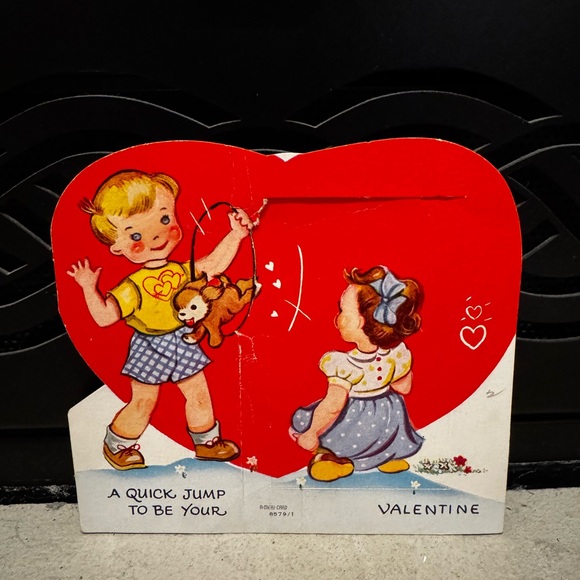 Vintage 1940’s-1960’s Set of 6 Valentine's Day Card - Picture 7 of 11